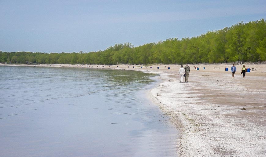 These beaches are crowded on a summer weekend