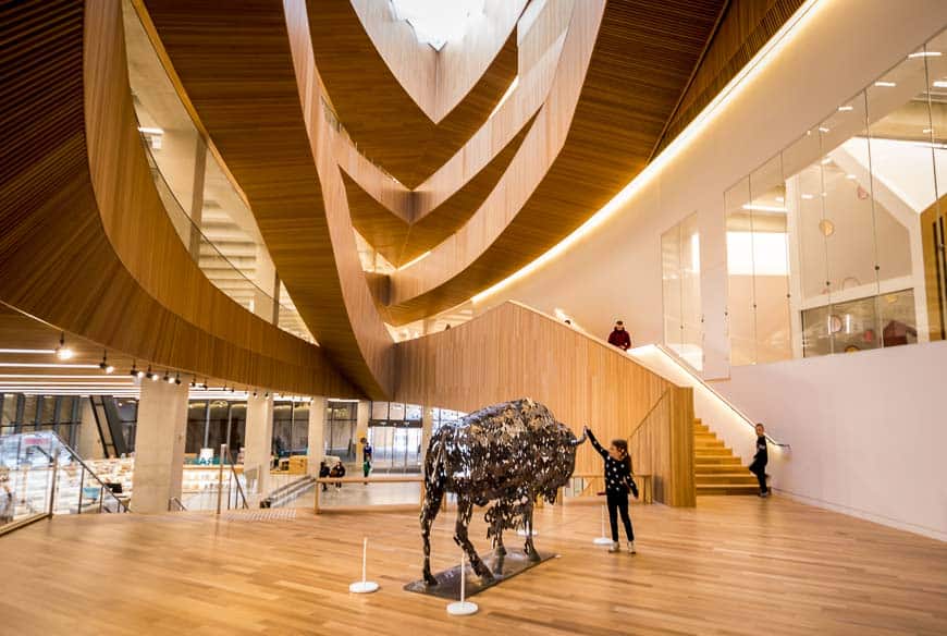 Inside the Calgary Library opened in 2018