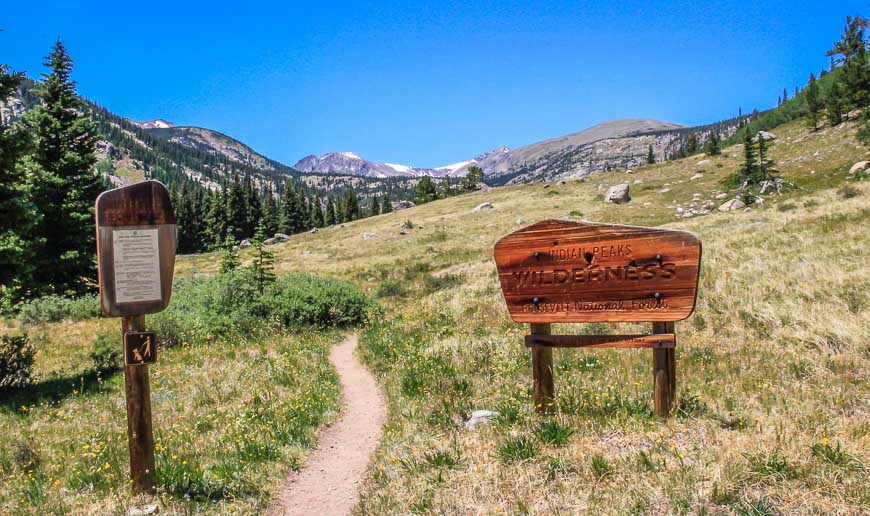 Where the great hiking really starts - in the high alpine