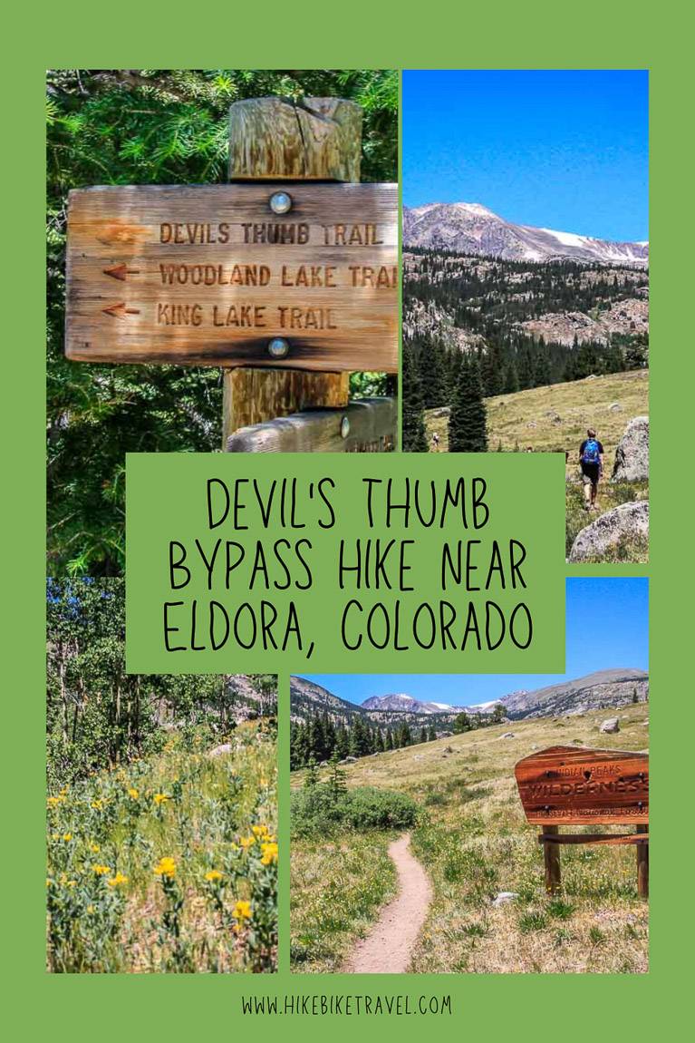 Hiking the Devils Thumb Bypass Trail in Colorado's Indian Peaks Wilderness