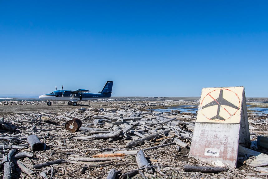 The runway on Herschel Island