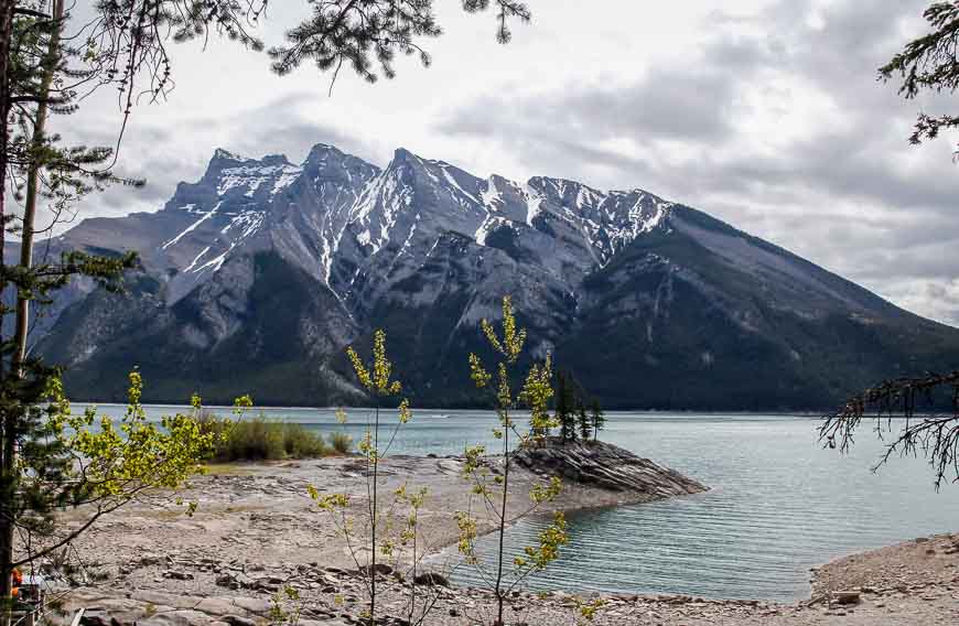 Looking out over Lake Minnewanka