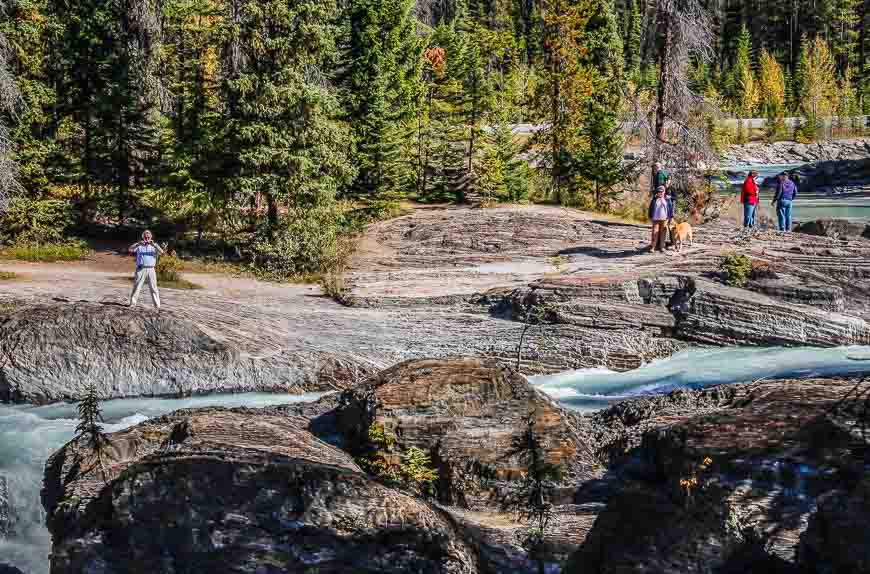 The Natural Bridge is one of the things to do in Yoho National Park