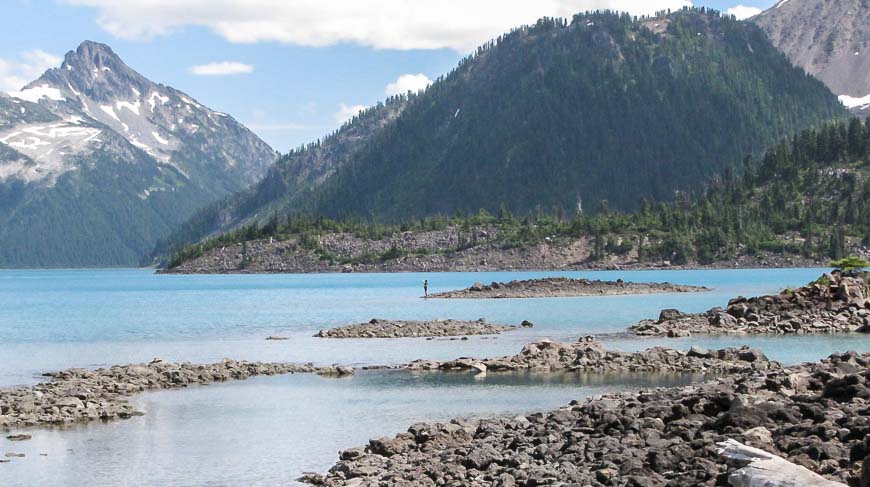 Camping the night before at Garibaldi Lake is an option