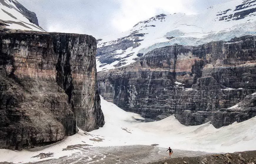 Banff National Park near the Plain of the Six Glaciers Teahouse