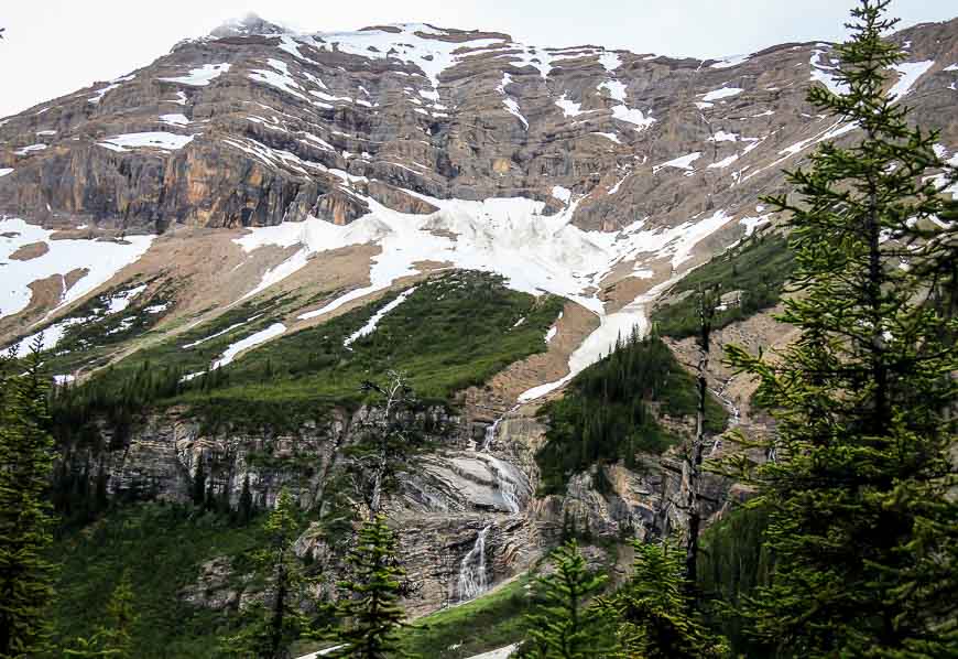 Some of the gorgeous mountain-glacier views along the hike