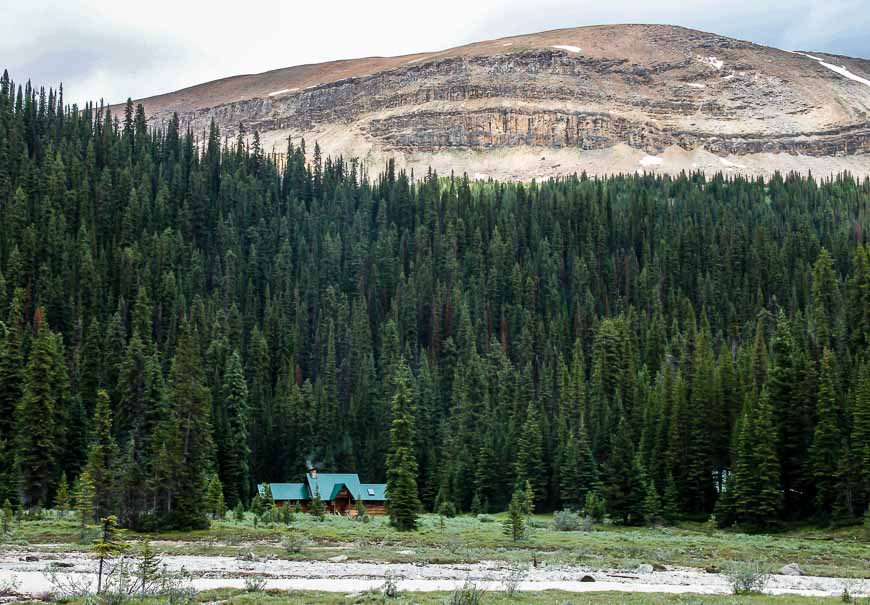 Location of Stanley Mitchell hut