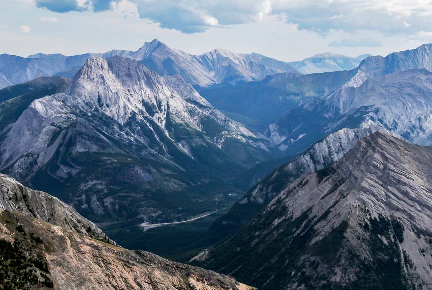 Big vistas from the ridge top