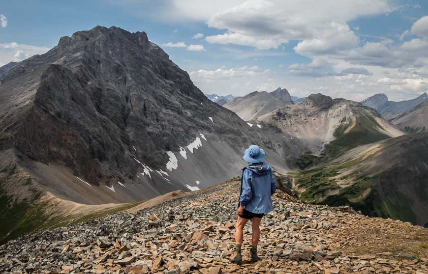 Guinn Pass below