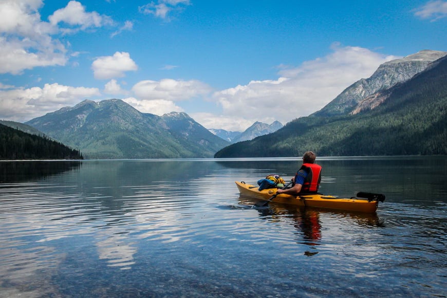 Fabulous scenery on Murtle Lake