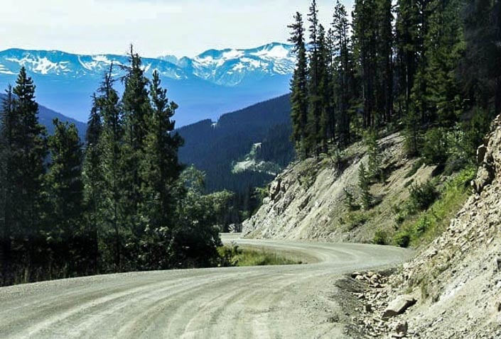 Near the start of the descent to Bella Coola