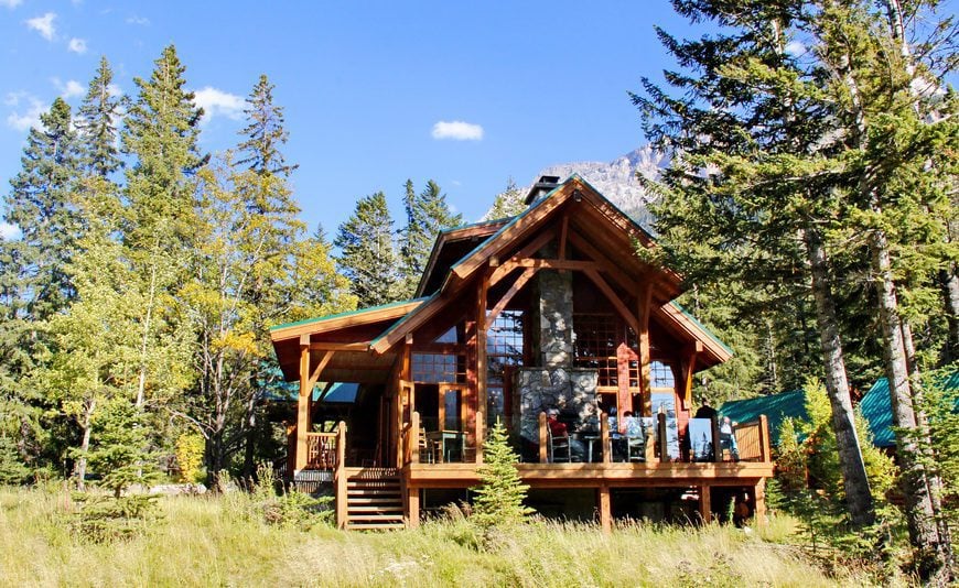 Beautiful Cathedral Mountain Lodge