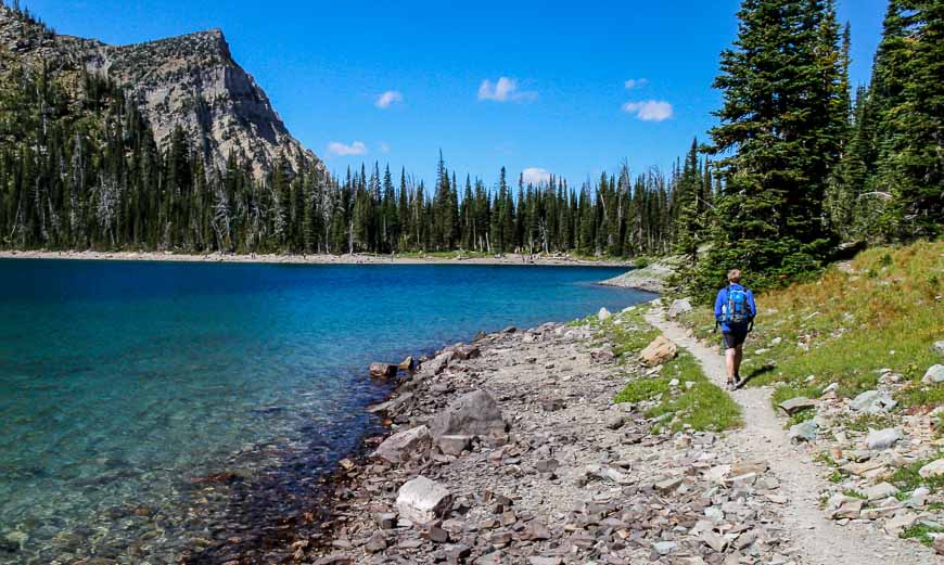 Hiking around Crypt Lake