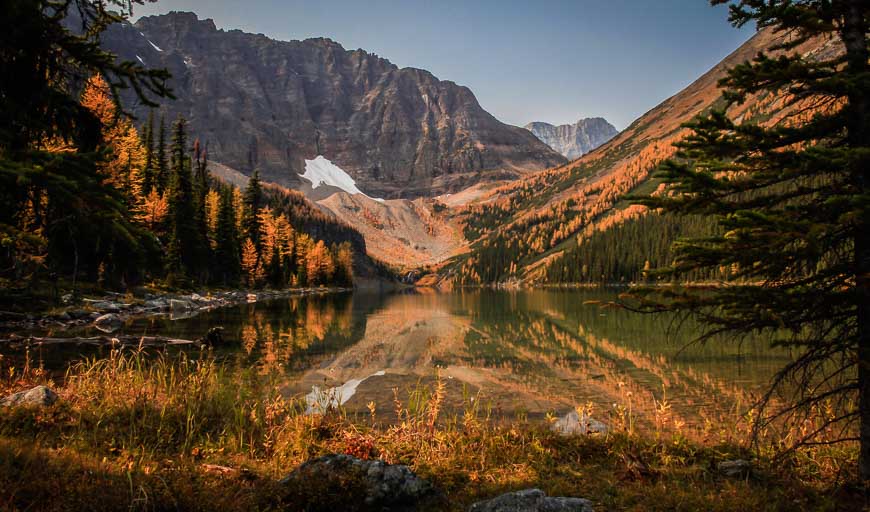 Gorgeous Taylor Lake in larch season