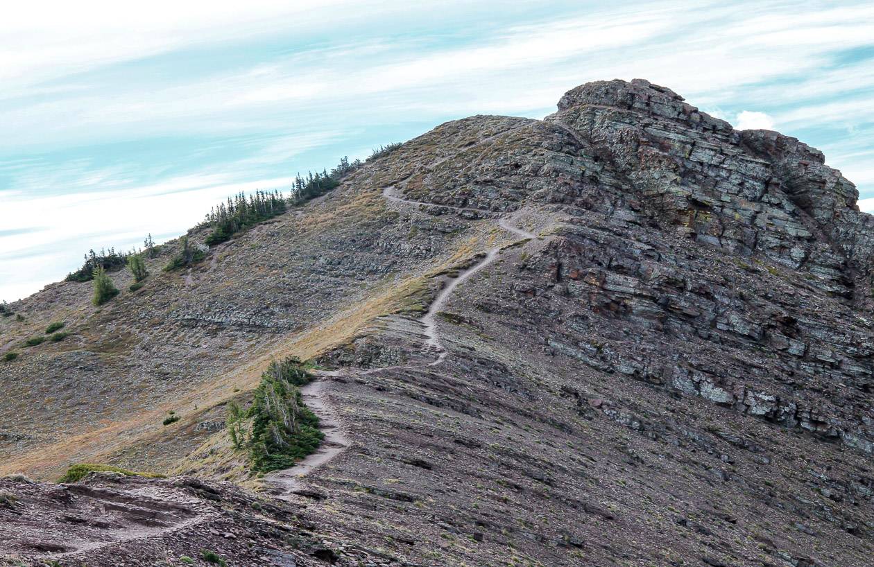 The trail to the Carthew Summit Overlook