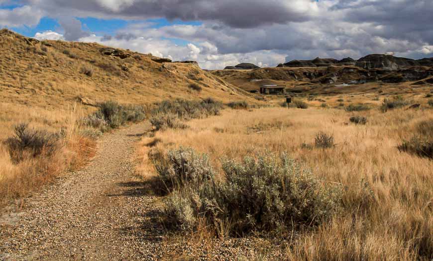 The return to the Badlands Trailhead