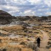 Easy hiking on the Badlands Trail