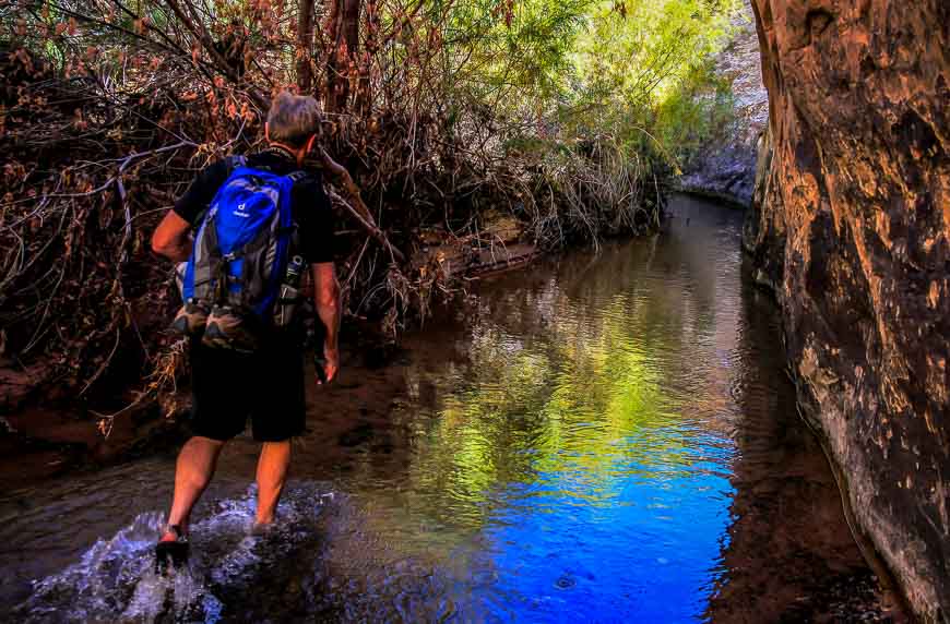 Wading the numbing waters of Deer Creek