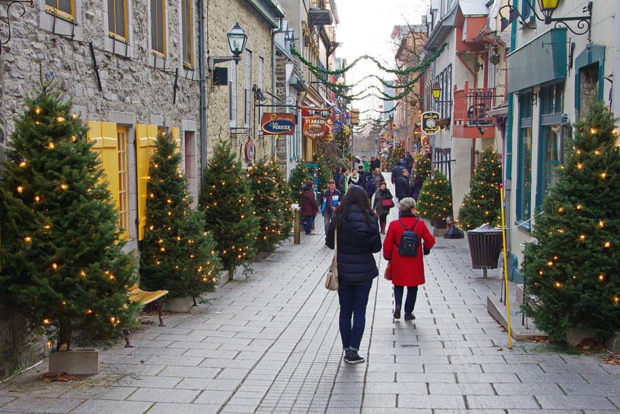  Walking the streets of Old Quebec