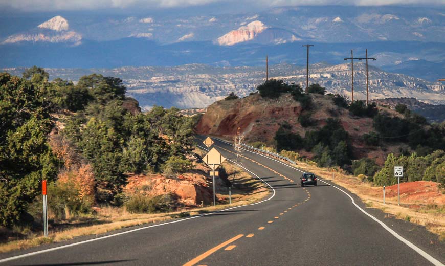 Grand vistas on the way south towards Escalante