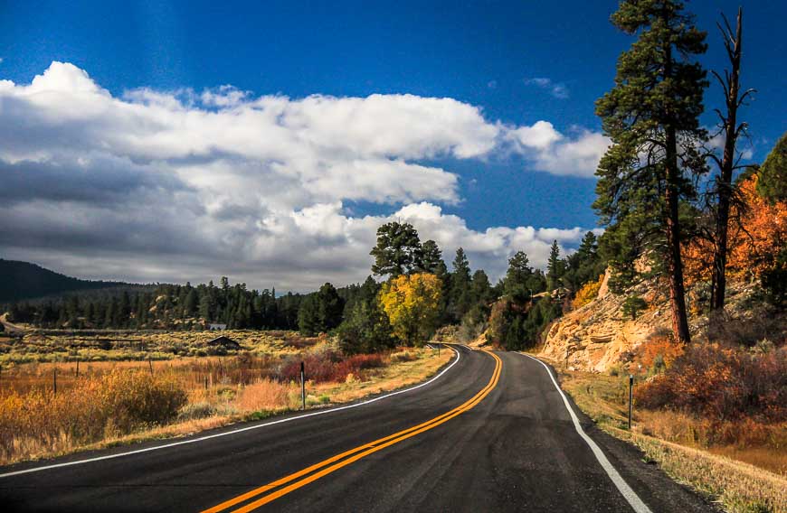 Fall is a tremendous time to drive the highway