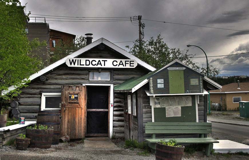 A good place for a meal - The Wildcat Cafe in Yellowknife