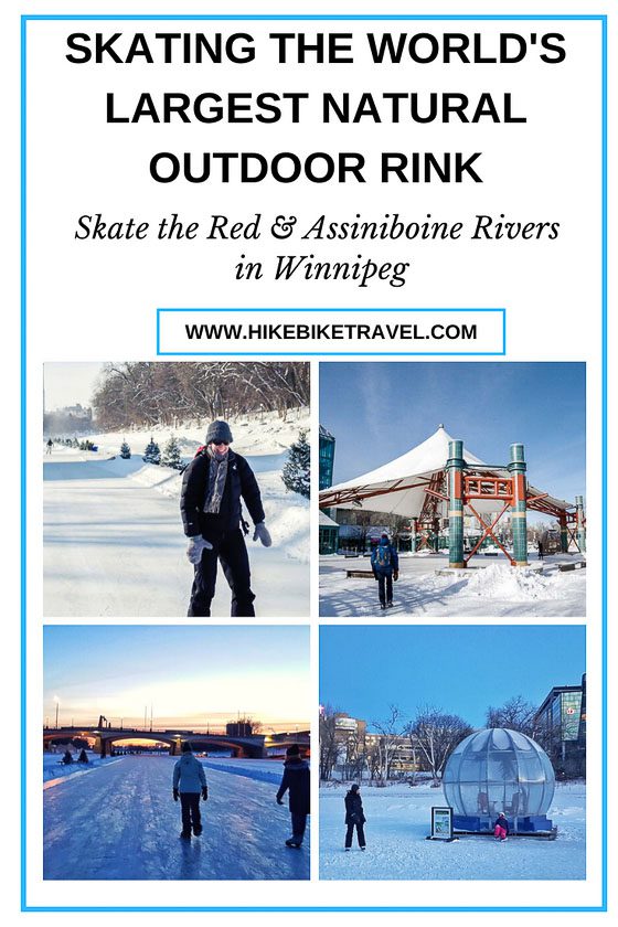 Skating the world's longest natural ice rink in Winnipeg