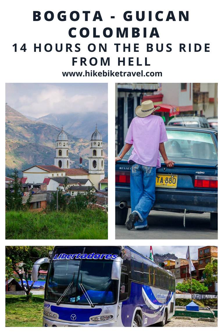 The bus ride from hell - Bogota to Guican, Colombia