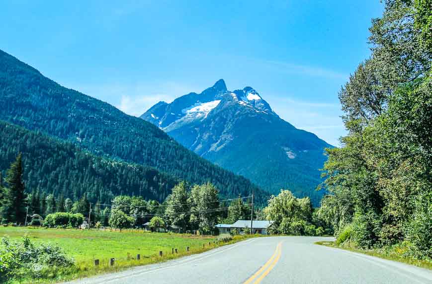 Heading east out of Bella Coola BC