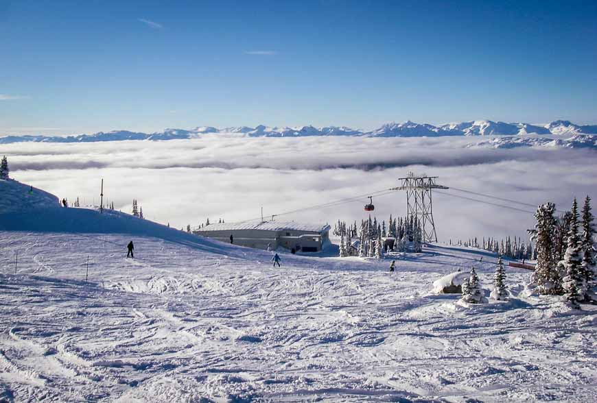 Gorgeous skiing at Whistler - Blackcomb on a bluebird day