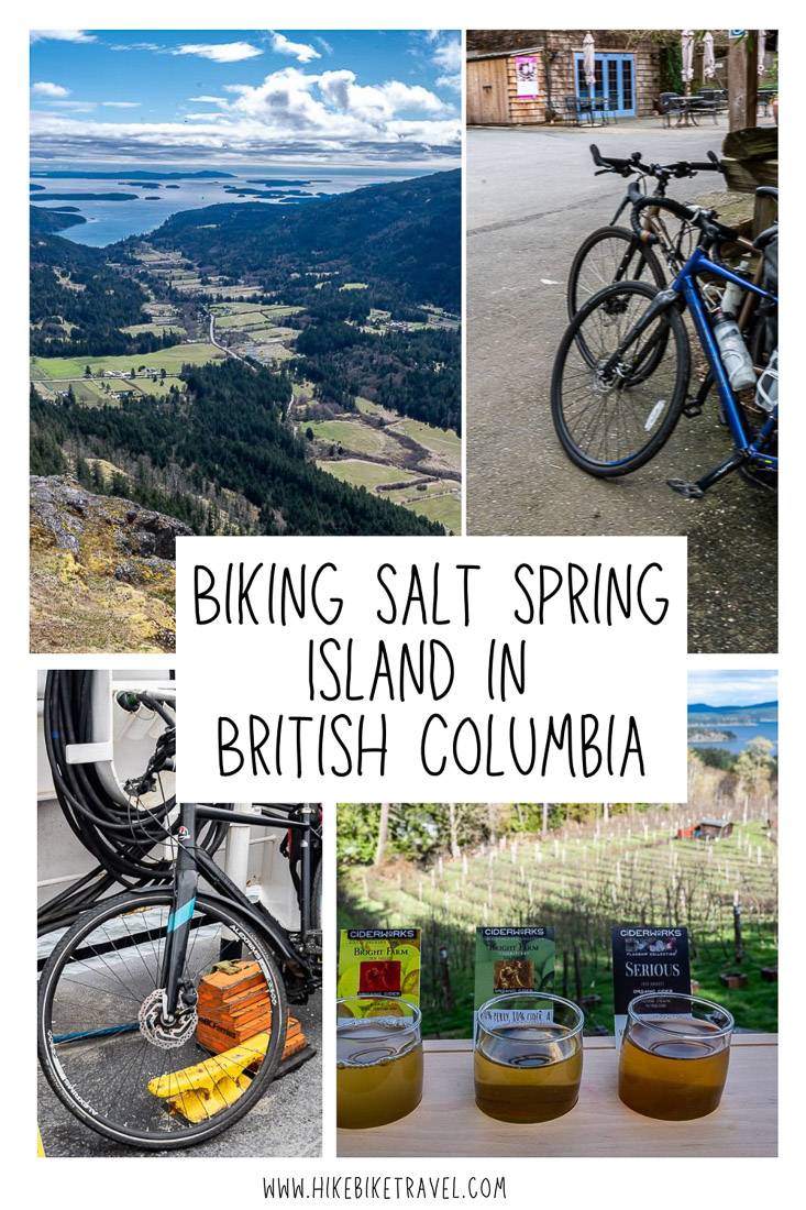 Biking Salt Spring Island, one of BC's Gulf Islands