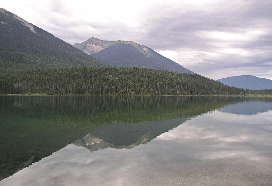 Beautiful backdrop for paddling and of the top Canadian canoe trips