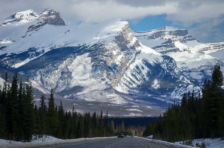 On the way to the icefields