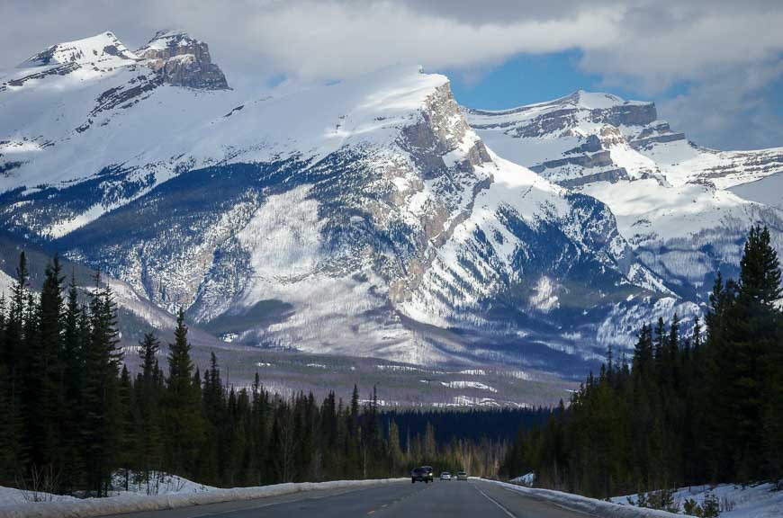  On the way to the Columbia Icefield