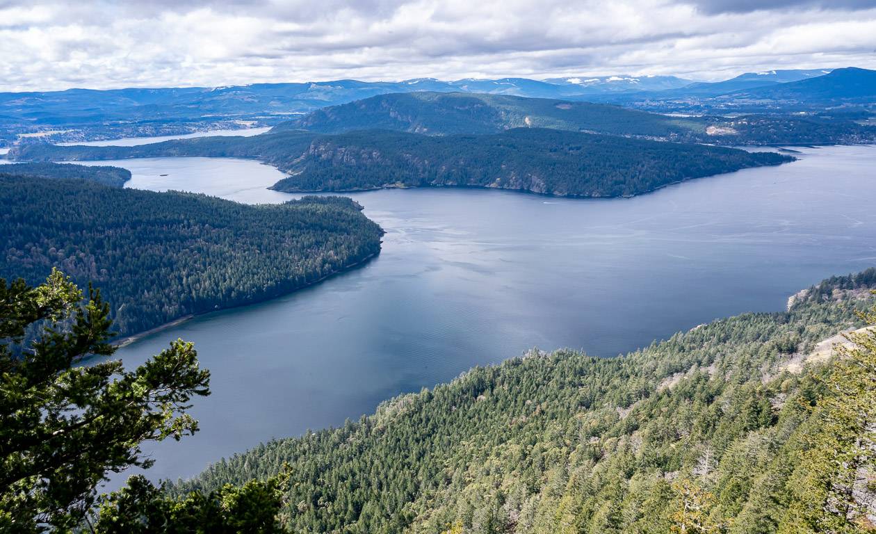 A stunning view from the top of Mt. Maxwell