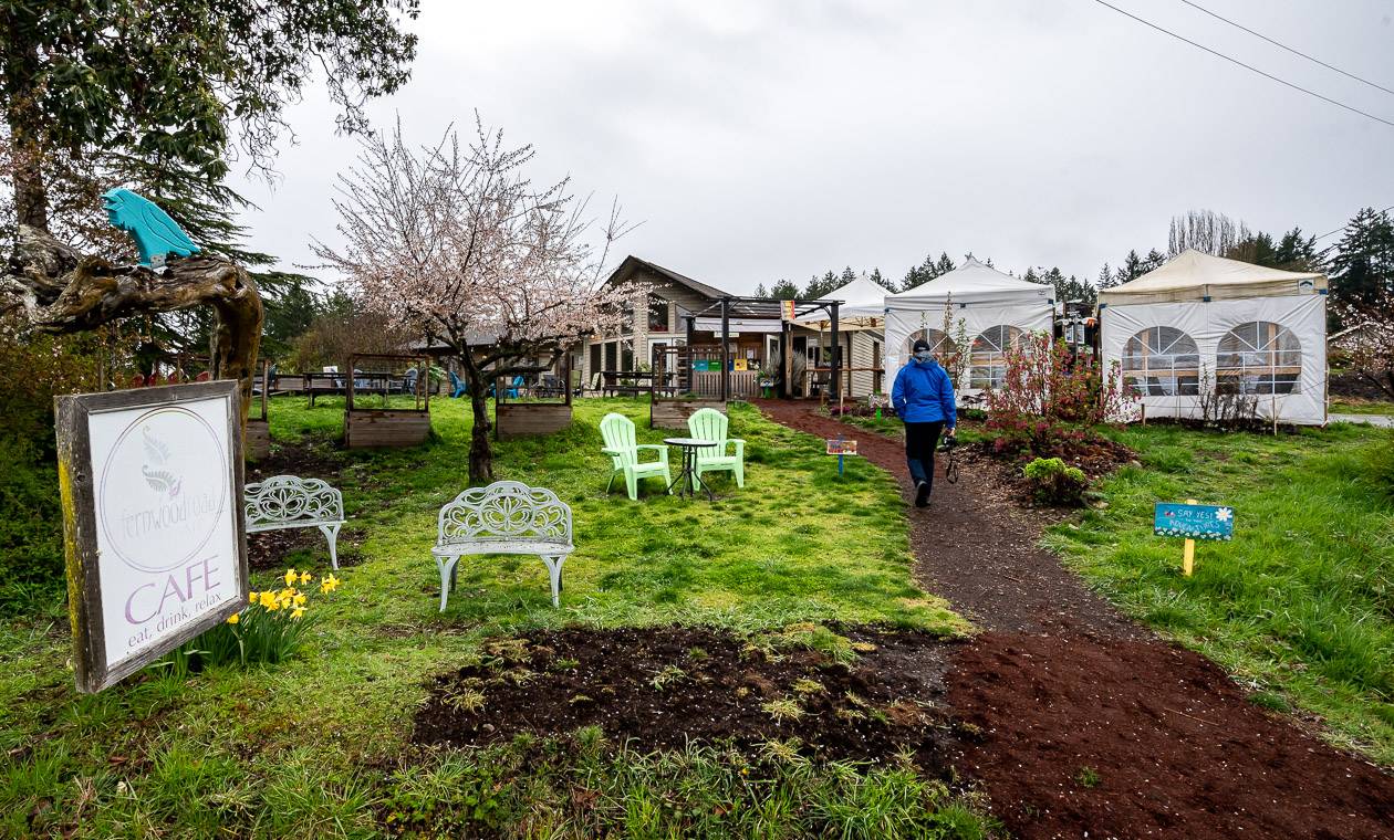 Stop in at the Fernwood Cafe for lunch or coffee