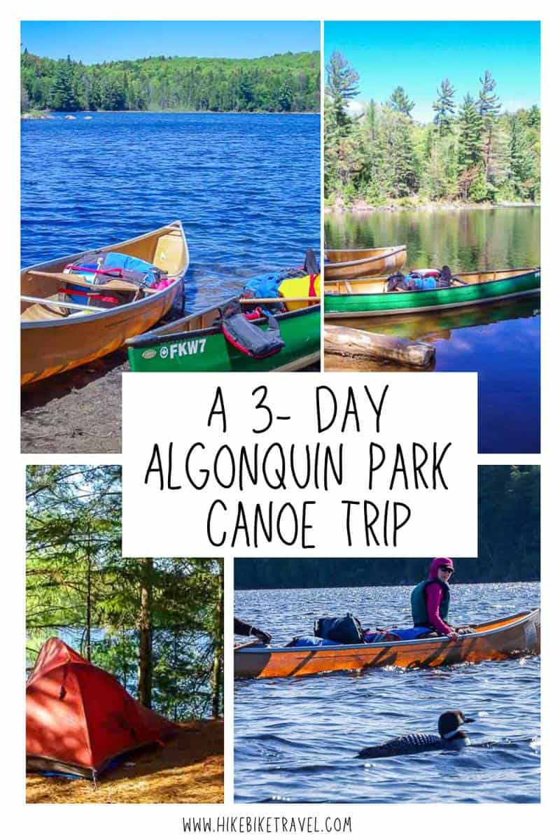 A 3-day Algonquin Park canoe trip