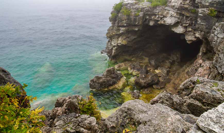 The Grotto - one of the most popular sites in Bruce Peninsula National Park