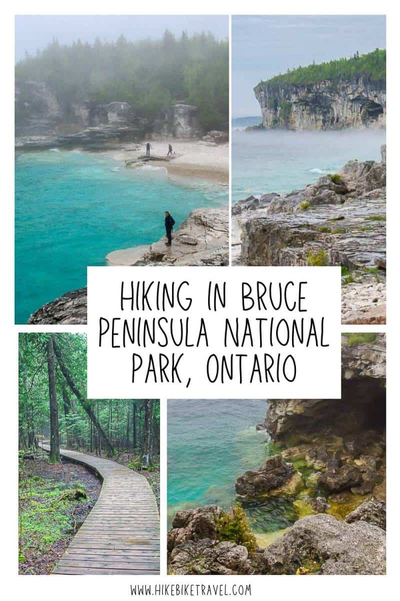 Hiking in Bruce Peninsula National Park, Ontario