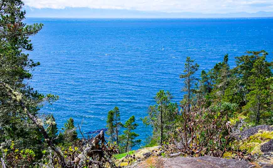 Views to the Olympic Mountains from East Sooke Park