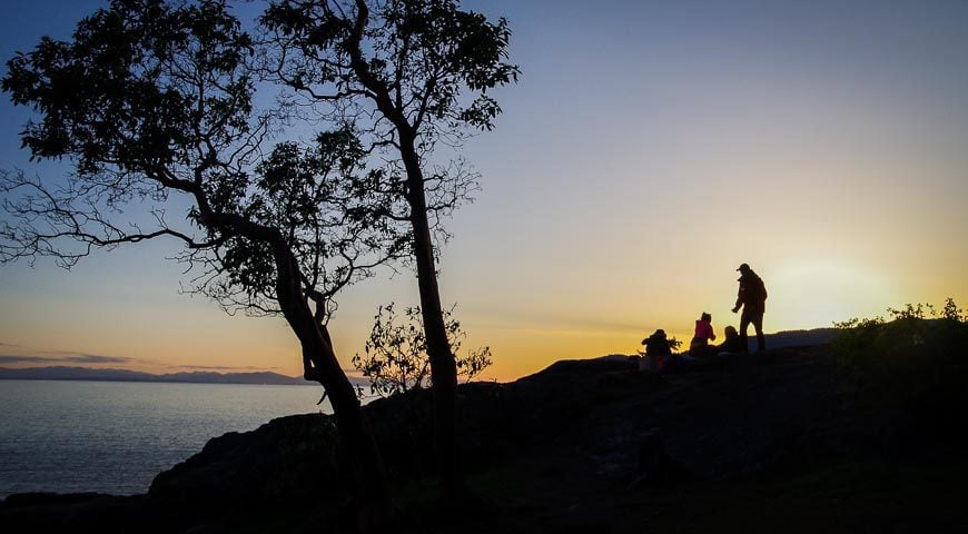 Australians enjoying a "barbie" on the rocks