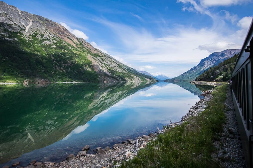 Canadian train trips with exceptional scenery in the Yukon