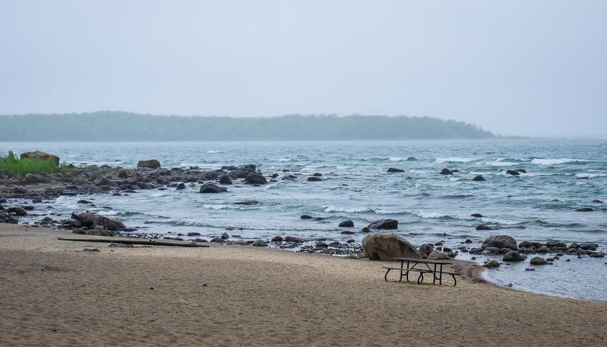 The beaches of Awenda Provincial Park on the Georgian Bay