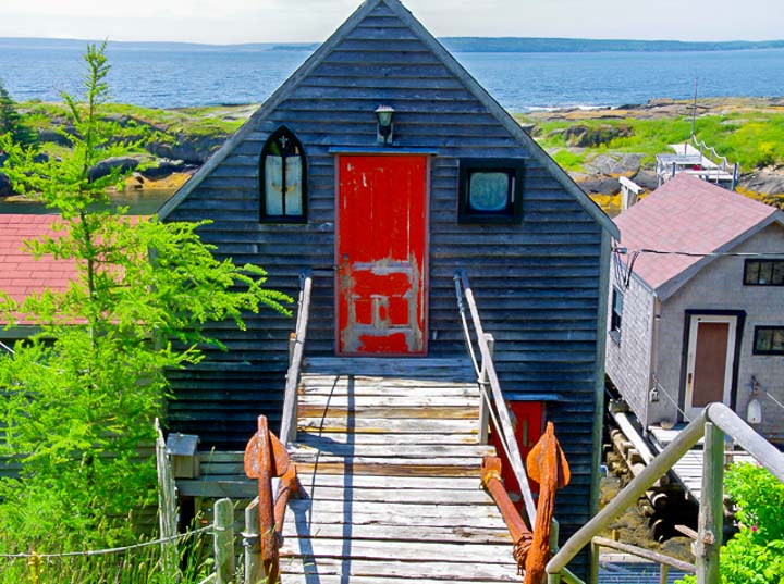 Fisherman's cottage with a view