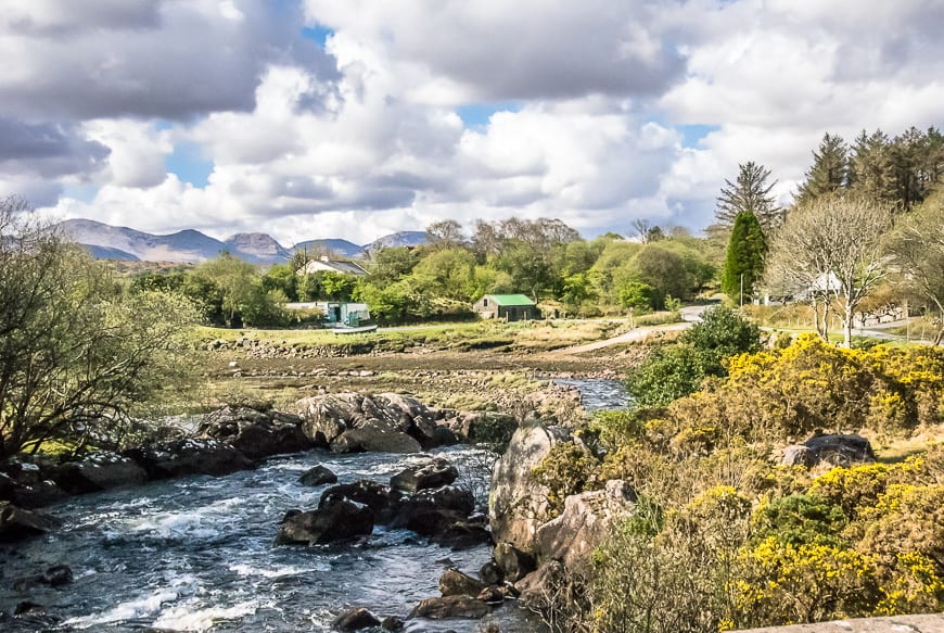 Gorgeous country on the way to climb Mweelrea Mountain