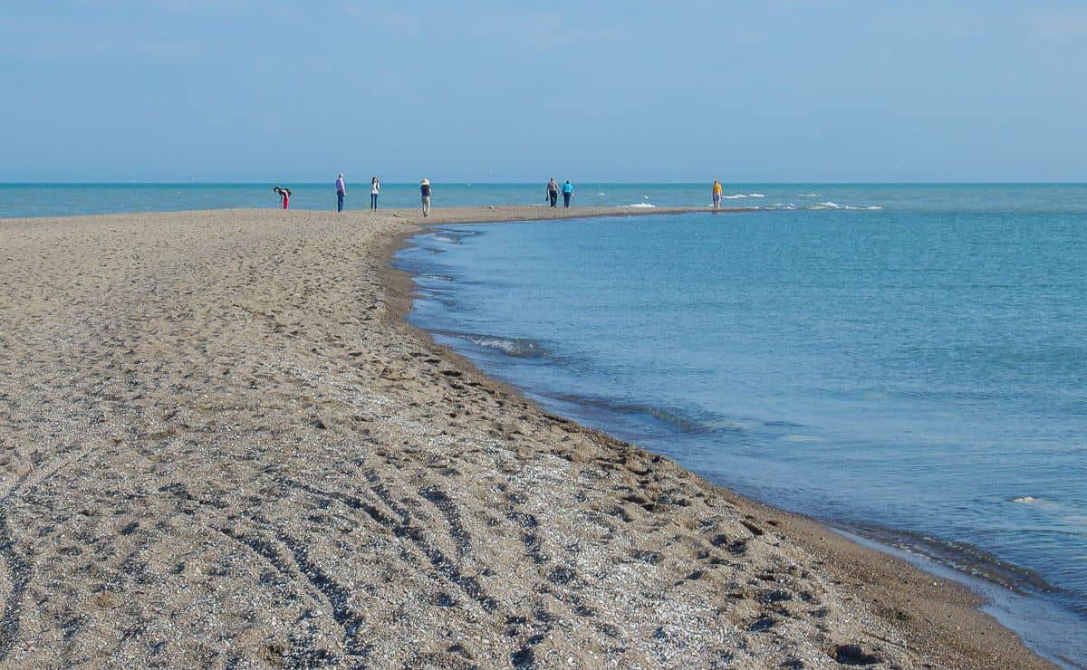 The most southerly point of mainland Canada is at the tip of Point Pelee National Park