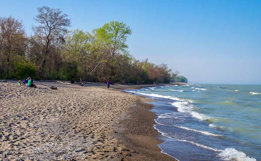 Just hanging out at one of the beaches in Point Pelee