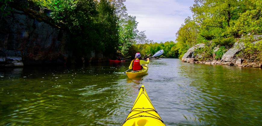 Kayaking the Thousand Islands on a Day Trip