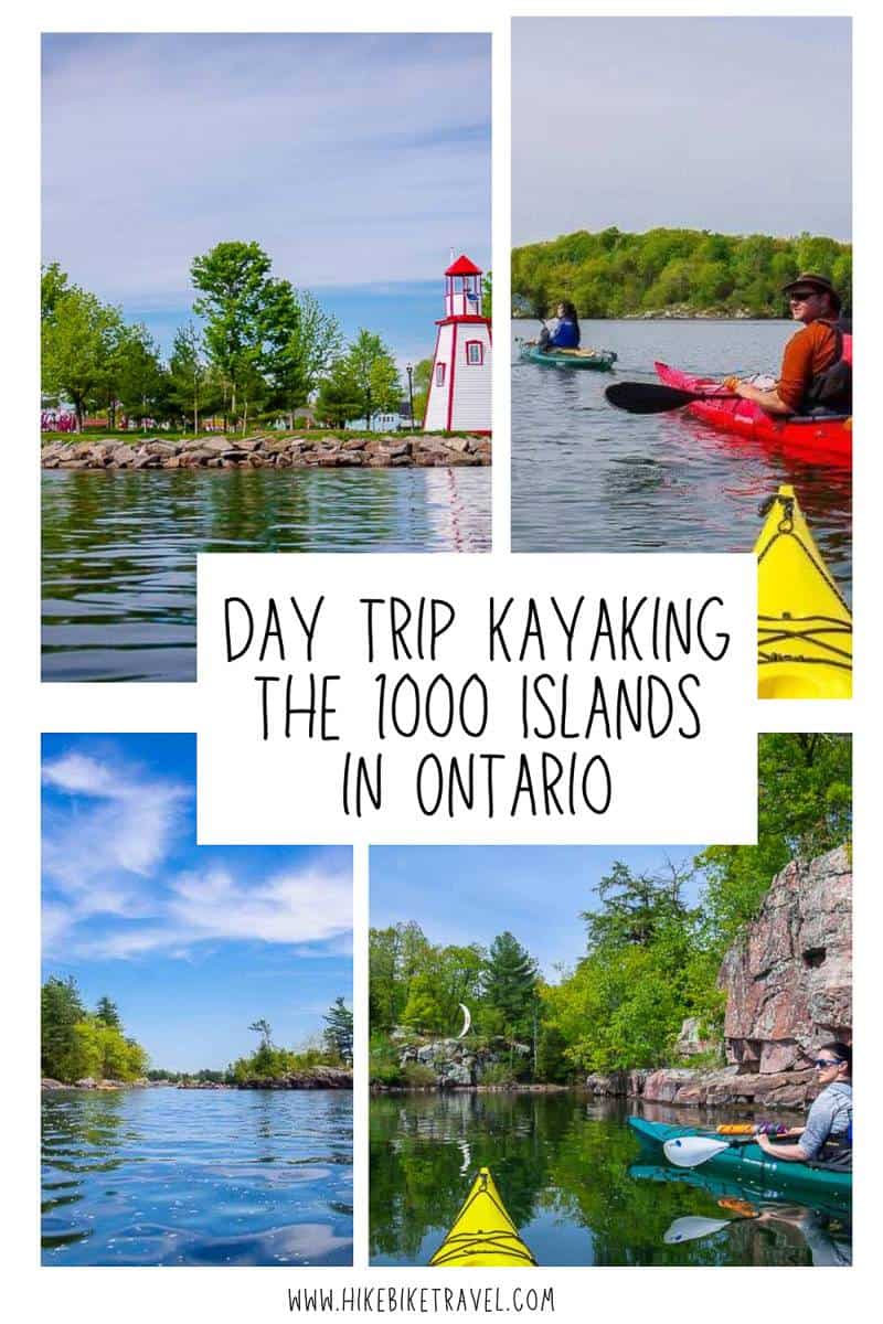 A day trip kayaking the 1000 Islands in Ontario