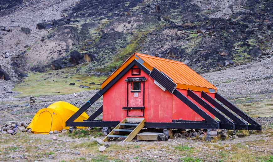 The Mt. Thor emergency shelter